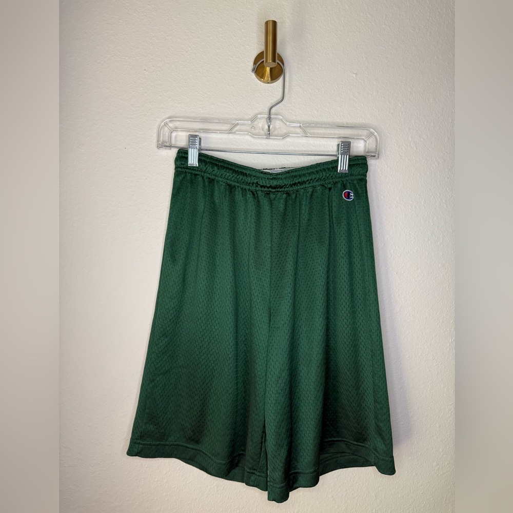 Champion Dark Green Athletic Shorts size S